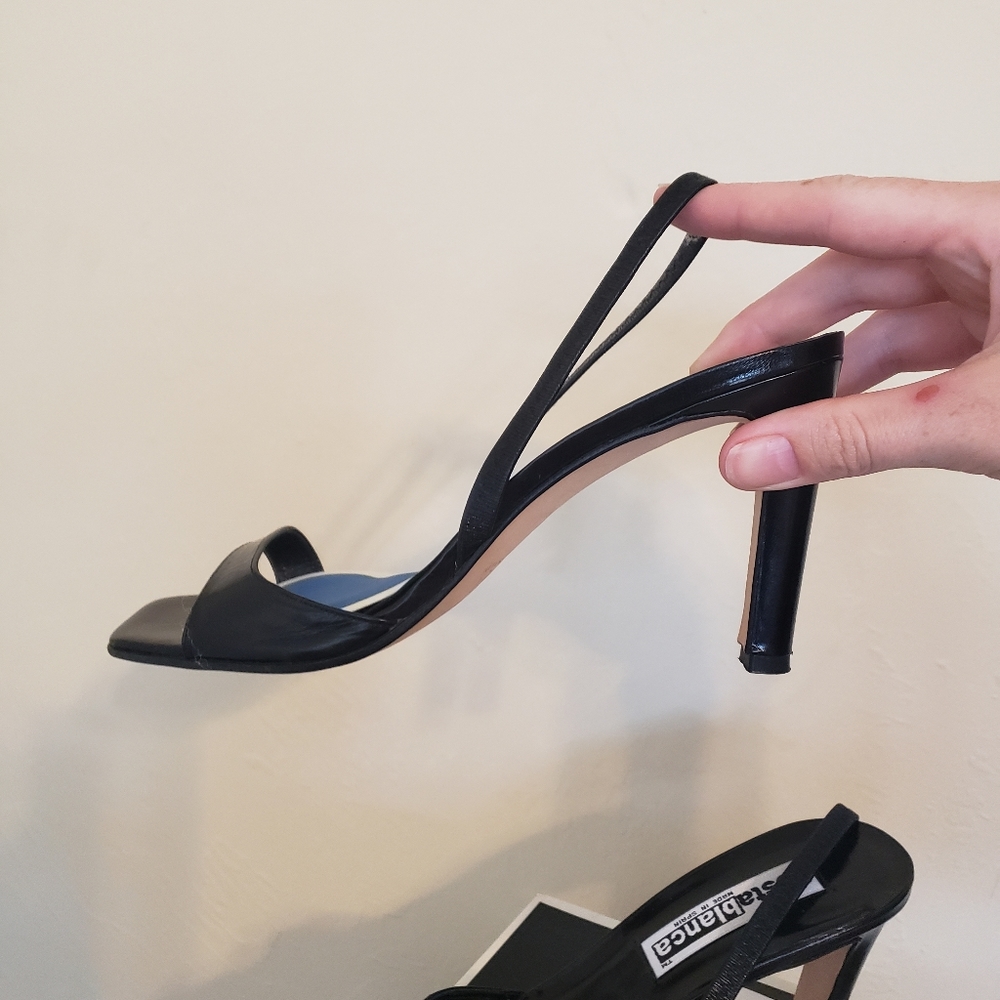 Sling back heels